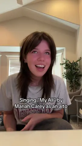 Redoing since my other account got hacked :( @Mariah Carey #mariahcarey #myall #cover #singer #lydiakenny #fyp 