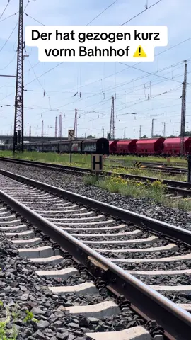 Der hat gezogen, kurz vorm Bahnhof #DB #hanau #fyp 