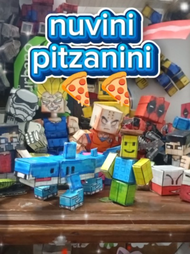 tutorial de como hacer un papercraft de nubini pitzanini🍕#papercraft#Minecraft#brainrot#nubinipitzanini#meme #tralalerotralala🗣🔥 
