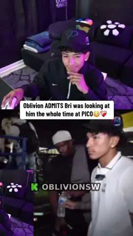 Oblivion ADMITS Bri was looking at him the whole time at PICO😳❤️‍🩹 #oblivion #brialexia 