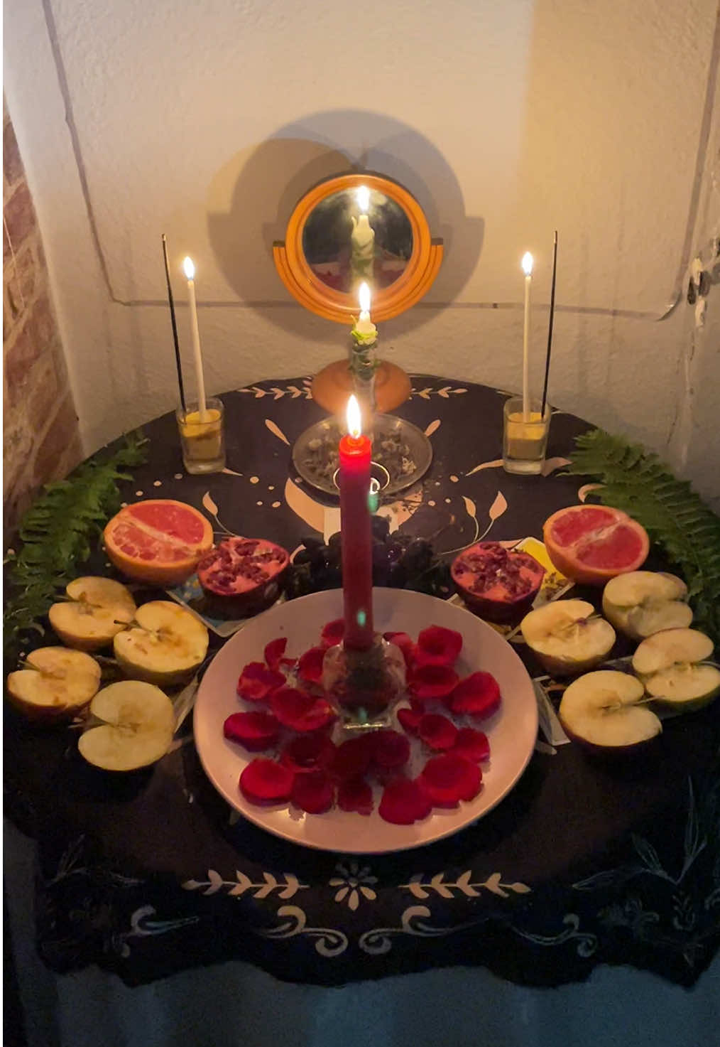 Beauty ritual for a client | book a service via instagram #witchtok #witchcraft #witchy #greenwitch #candlemagic #spellwork #spellcaster #manifestation #spells #rituals #magick #spirituality #witch #sorcery #fyp #foryoupage