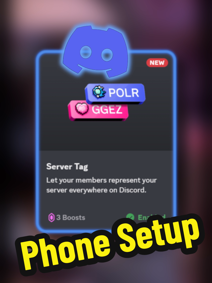 Replying to @issy_1608 Hopefully @Discord makes this available to us soon! Replying to @username 🫡 Here's the deal with adding server tags from your phone... #DiscordTips #ServerTags #DiscordHelp #TikTokHelp #PhoneOnly #DiscordMobile #commentreply 