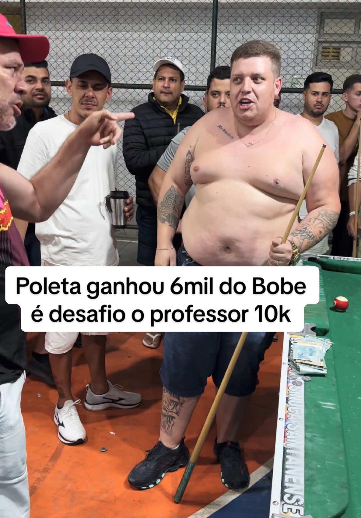 Poleta ganhou a série do Bobe é desafio o professor #Bilhar
