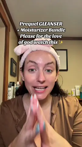 Dry Skin Girlies NEED to try this! ✨ #dryskin #dryskintips #prequel @Prequelskin #gleanser #moisturizer    