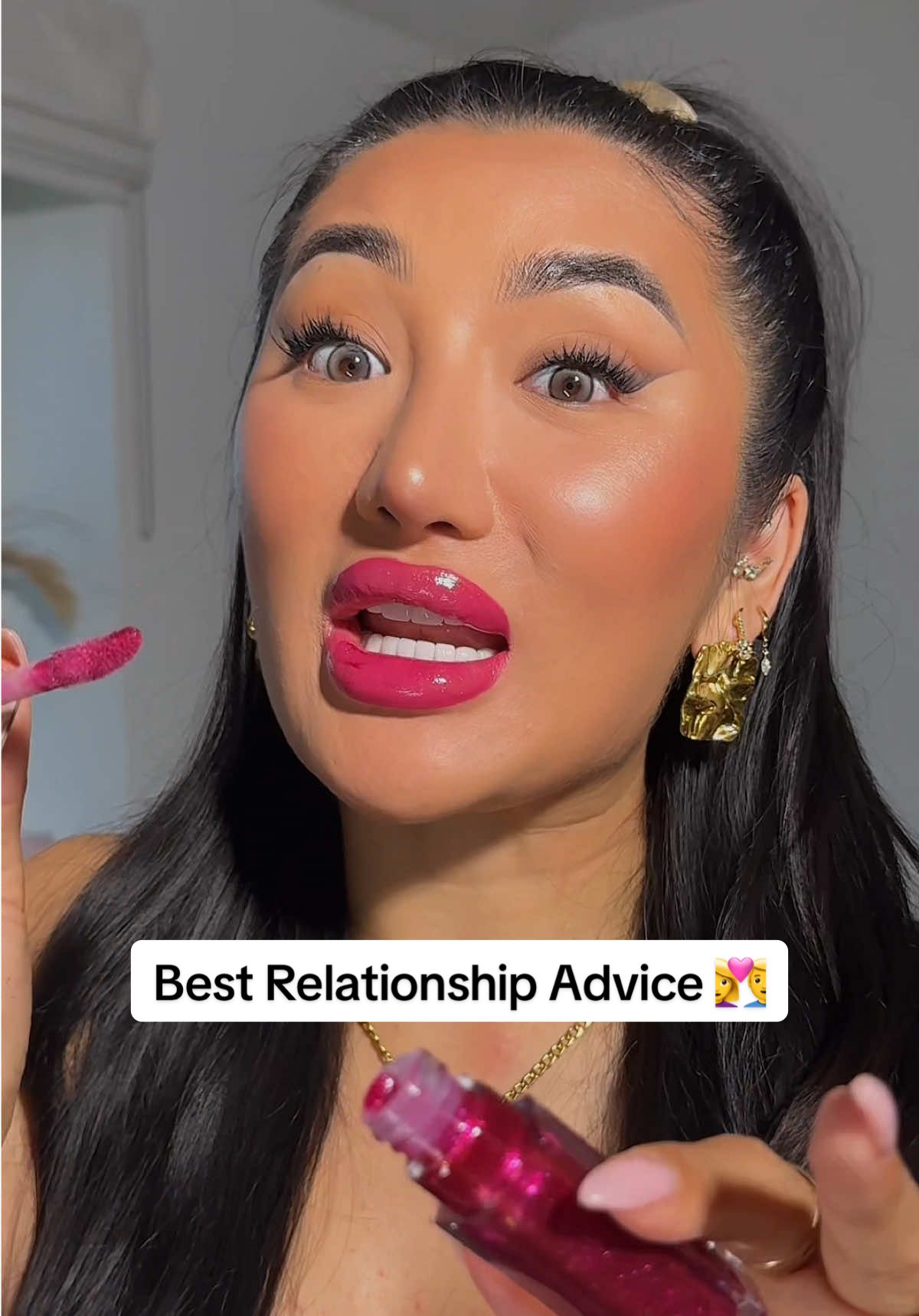 The best relationship advice I swear by!  Watch my full Long Term Relationship advice video on YT! 👩‍❤️‍👨  @Natasha Denona @gogotales.official @Rom&nd US @Fenty Beauty  #longtermrelationships #couplestherapy