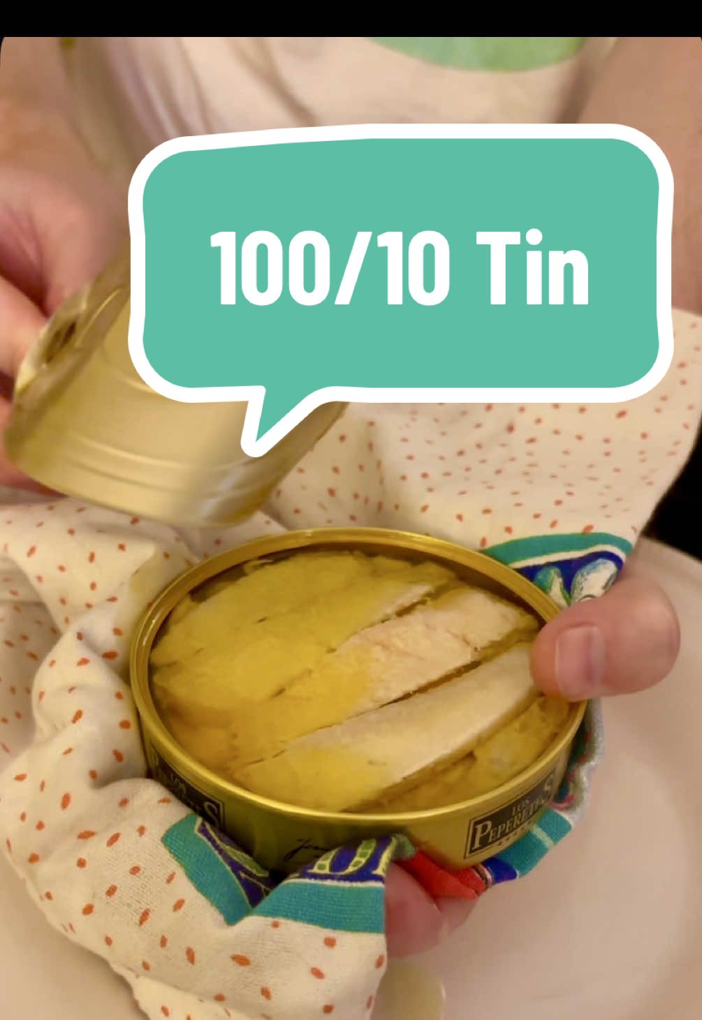 100/10. The Best tin of fish I’ve ever had. (Also @The Cameraman’s favourite) Los Peperetes Ventresca Tuna in Jersey Butter from @The Tinned Fish Market. #tinnedfishreviews #tinnedfish #fyp 