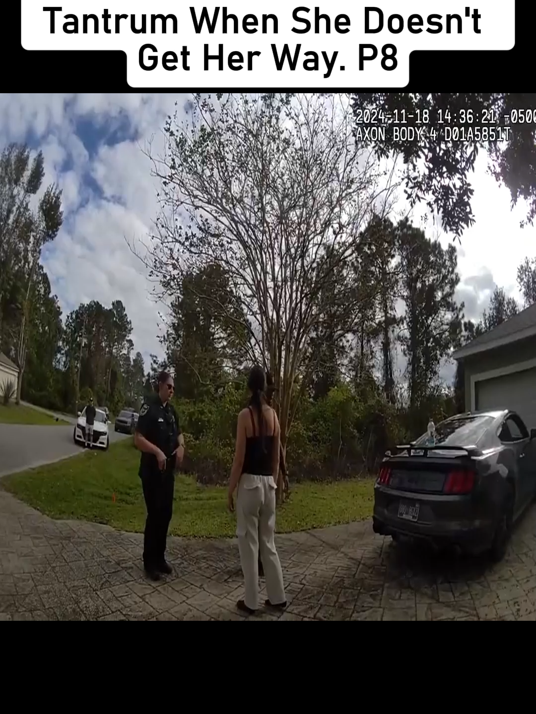 Entitled Girl Throws Massive Tantrum When She Doesn't Get Her Way#fyp #cops #police #bodycam #cam #criminal #crime #usa #viral #trending