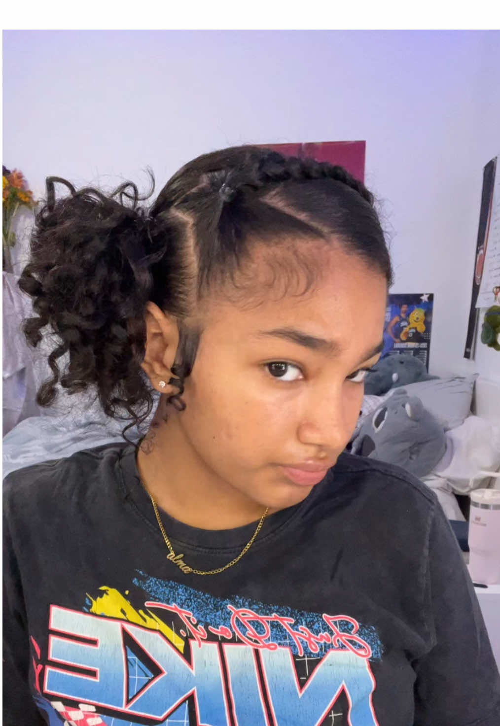 i been seeing this all over pinterest! #curlyhairstyles #curly #pinterest 