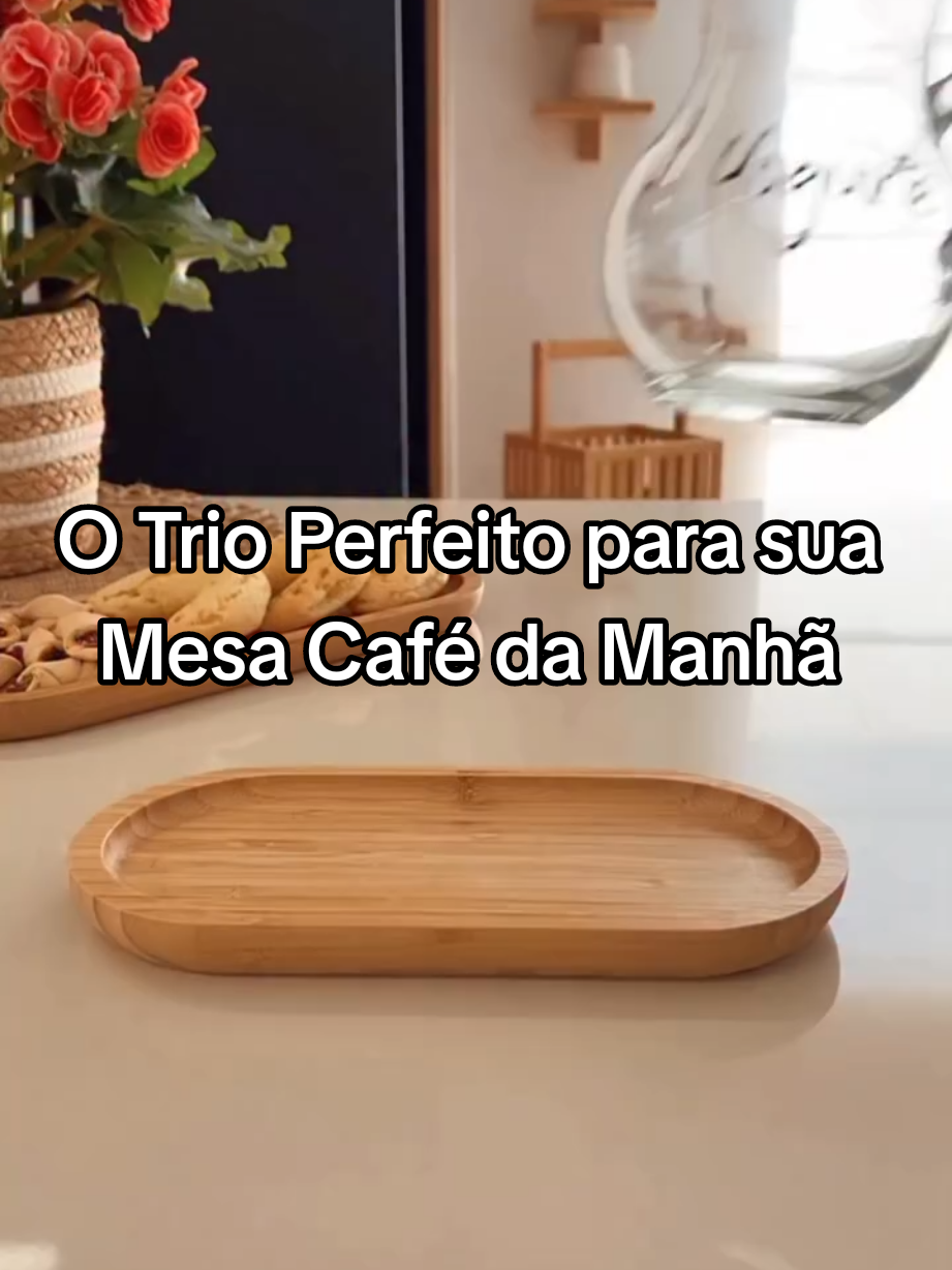 o trio perfeito para deixar sua mesa Linda  #jarraiorgut #jarraleite #bandeja 