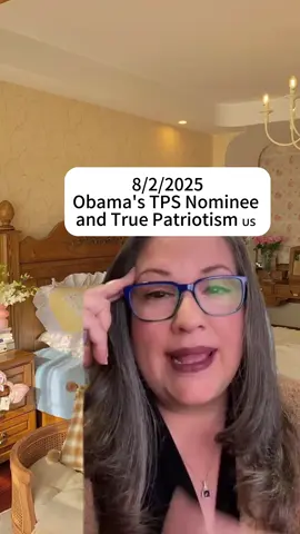 Obama's TPS Nominee and True Patriotism 🇺🇸 #FAFO #DictaduraEnUSA #MariaElviraSalazar #Venezuela #Trump #politics#todaynews #TSVNews #TPSVenezuela #LatinosPendejosPorTrump #TrumpIsATraitorAndCriminal #TSVNoticias #AbajoTrump #Trump#DonaldTrump #TrumpIsANationalDisgrace #foryou #TheSashaView #LatinosPorTrump #fyp #breakingnews #SapingoNews #news #TPS