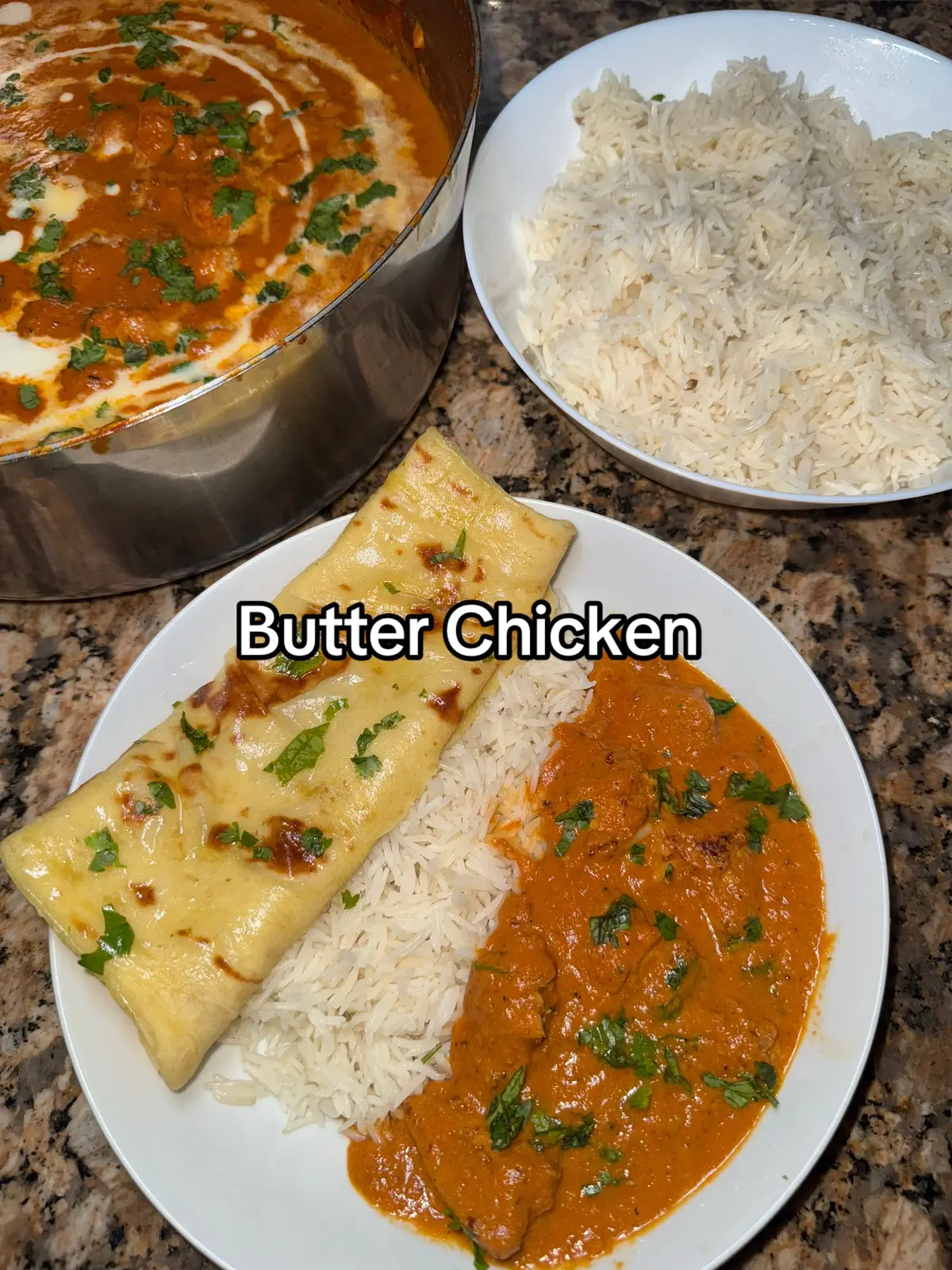 Butter Chicken is the “I had a long day but I deserve good food” type of dinner 😮‍💨🍛  EDIT: I totally missed a photo after slide 3. After slide 3, I heated oil in a large pan over medium heat and grilled the chicken in batches for 4 minutes on each side until browned. The result is what you see in slide 4. #Recipe #recipes #butterchicken #butterchickenrecipe #cook #cooking 