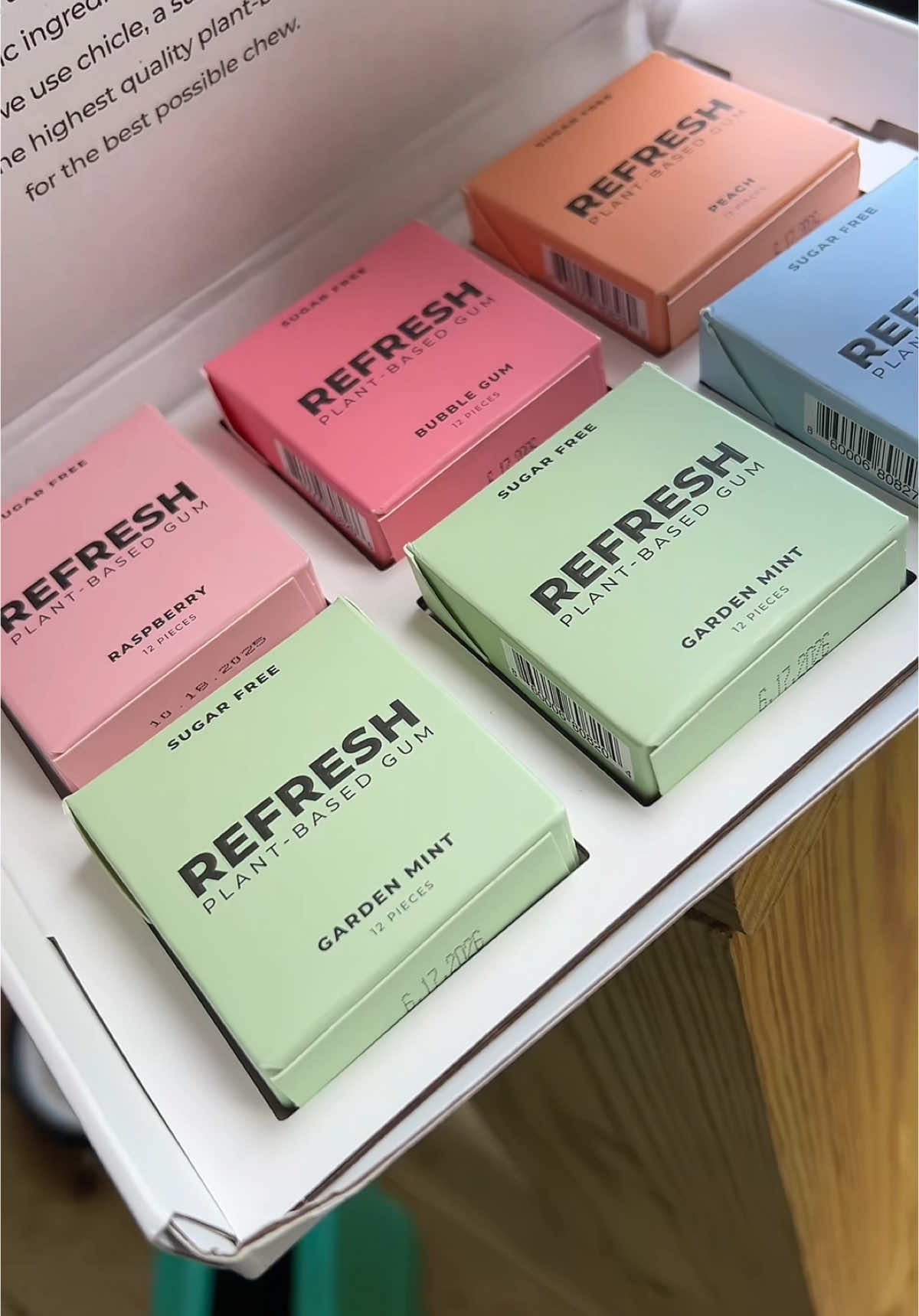#refreshgumsugarfree #vegangum #chiclesveganos #ventas #foryu #parati te los recomiendo 