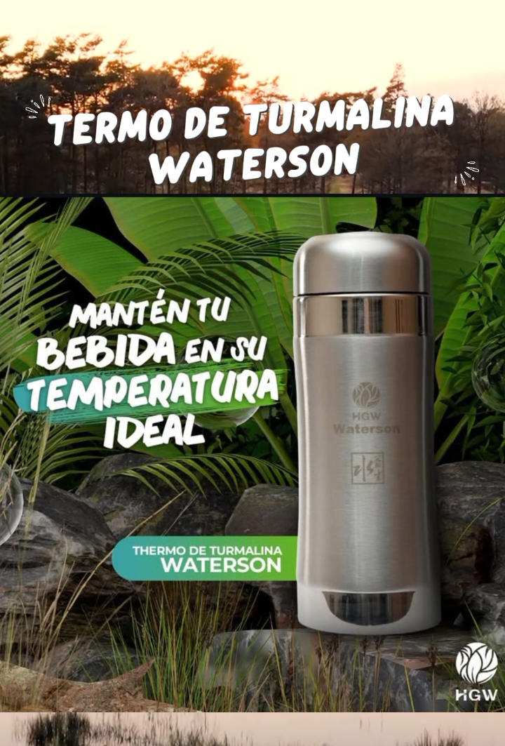 🔥 ¡El termo de turmalina que todos quieren! 🌍 Disponible en varios países 📲 Escríbeme al +507 6457-6353 para más info o pedidos #TermoDeTurmalina #Waterson #Salud #Bienestar #hgw 