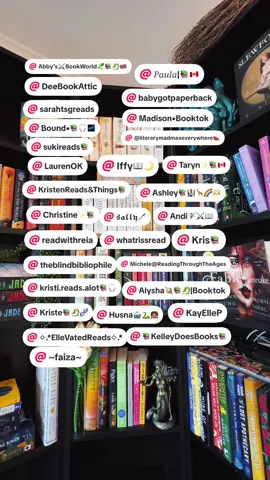 I didn’t know there was max number of stickers you could use so I guess this is part 1! #booktokers #booktokerstofollow #shoutoutsaturday #fantasybooks #thrillerbooks #horrorbooks #litfic 