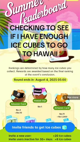 might just settle for that coupon after all #summerleaderboard #hawaii #collectingicecubes 
