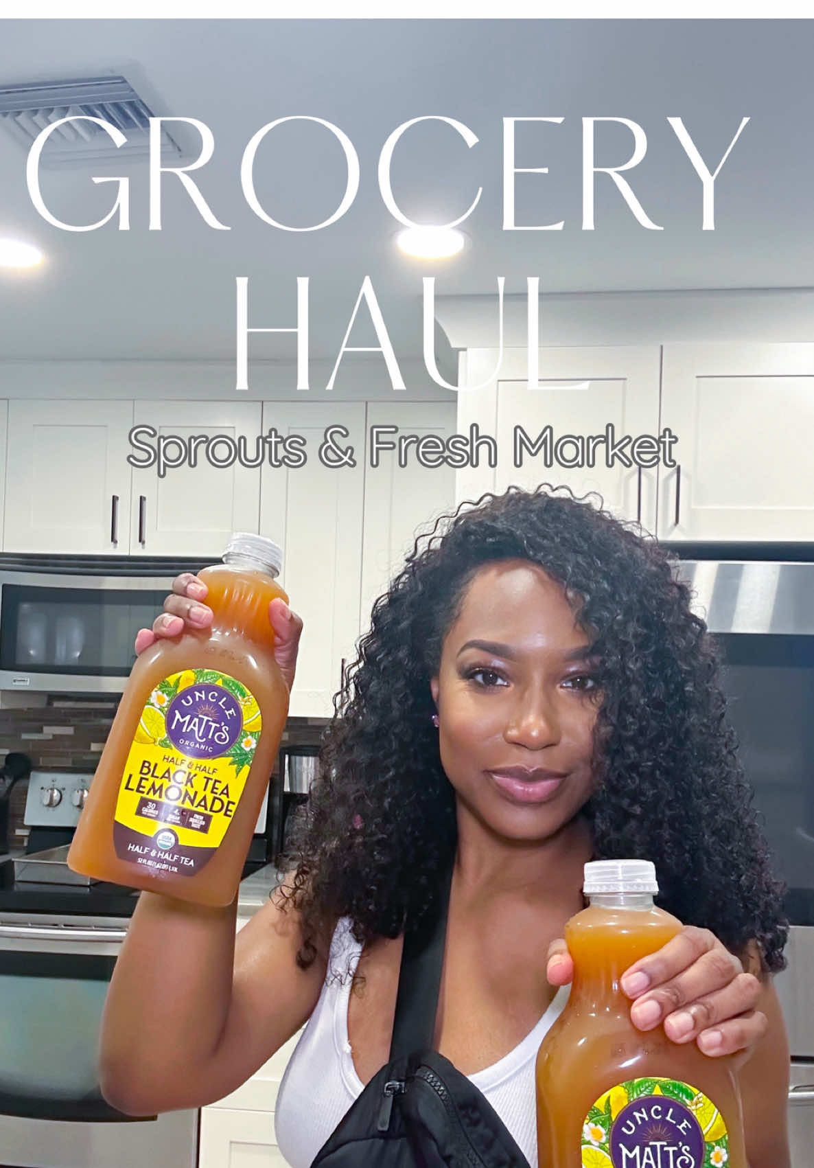 @The Fresh Market @Sprouts Farmers Market  are my favorite go to grocery’s store for my staple products! Lately, I’ve been obsessed with @Uncle Matt’s Organic black tea & lemonade ☺️ #groceryhaul #unclematts #freshmarket #sproutsfarmersmarket 
