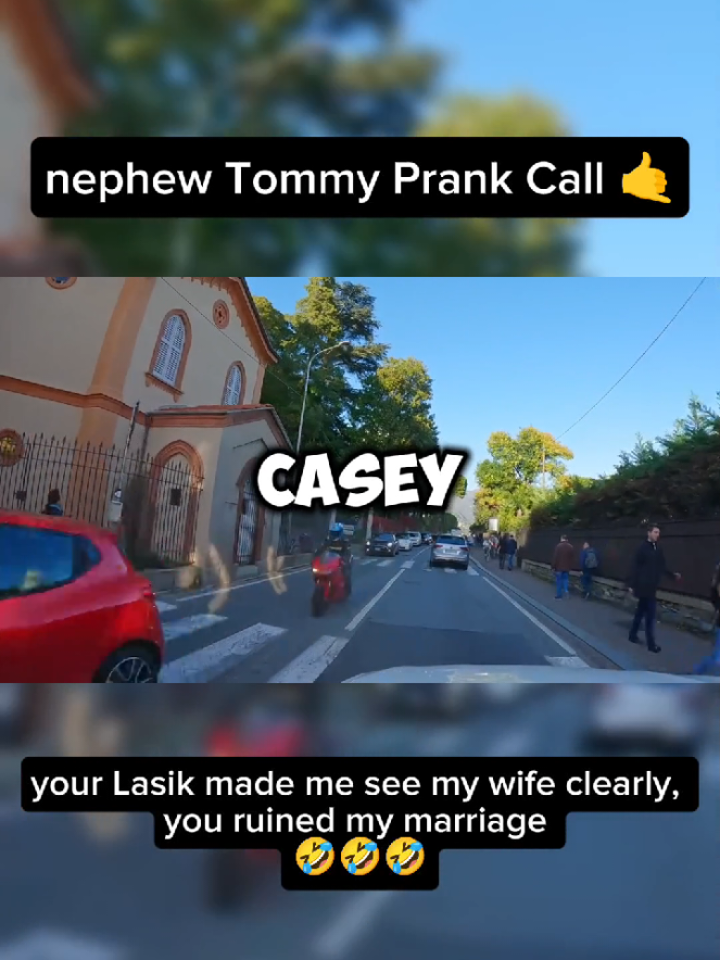 your Lasik made me see my wife clearly, you ruined my life 🤣🤣🤣#prank #nephewtommyprankcalls #nephewtommy #prankcall #funny 