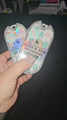 olive and June nails are a obsession now 😍 🤪 😌 @Olive & June @Bubble Skincare #oliveandjune #fypシ #viral 