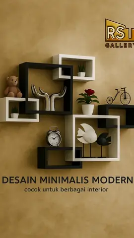 Percantik Ruangan Anda dengan rak Minimalis RST Rak Dinding Tempel Kayu Minimalis #rak #rakkayu 