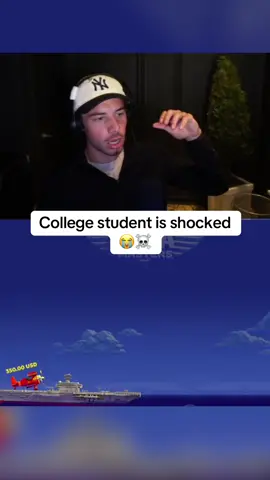 College student is shocked  😭☠️ #plane #aviamaster #kickstreaming 