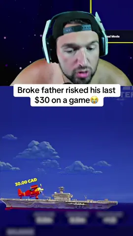 Broke father risked his last $30 on a game 😭 #aviamasters #streaming #kick #avia #planegame 