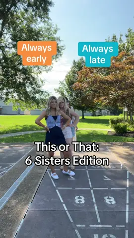 This or that 6 sisters edition ft. @Linzy Westman @Cassidy Michelle @Star Spann #thisorthat #thisorthatchallenge #sister #sisters #familyreunion #Siblings #sistergoals 