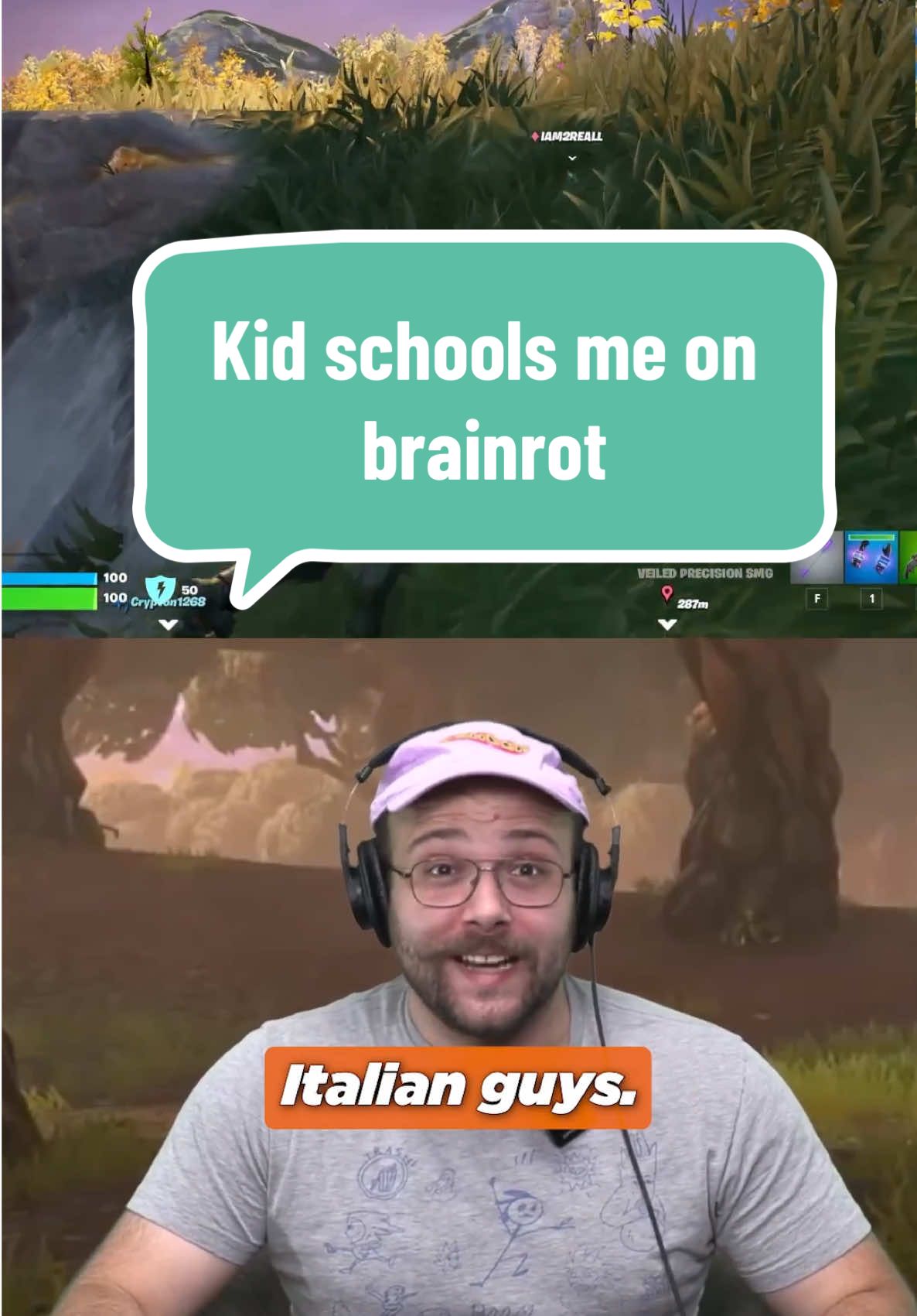 Kid gives host notes on talk show #italianbrainrot #bombardirocrocodilo #bombiniguzini 