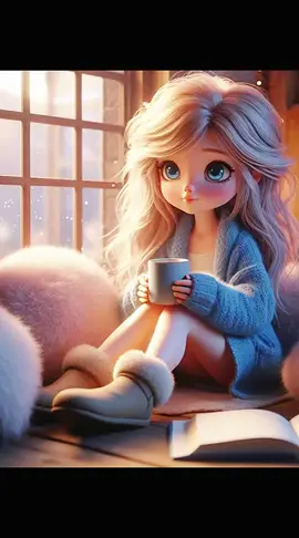 There’s a quiet rebellion in staying up past midnight with a book , while the world sleeps, you slip into another one #coffee #BookTok #aianimation #aiart #goodnight 
