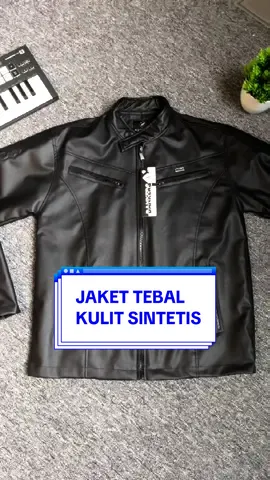 Jaket Semi Kulit Tebal Cocok Buat Motoran Malam Atau Touring Kekuar Kota #jaket #jakettebal #jaketpria #jaketkulit 