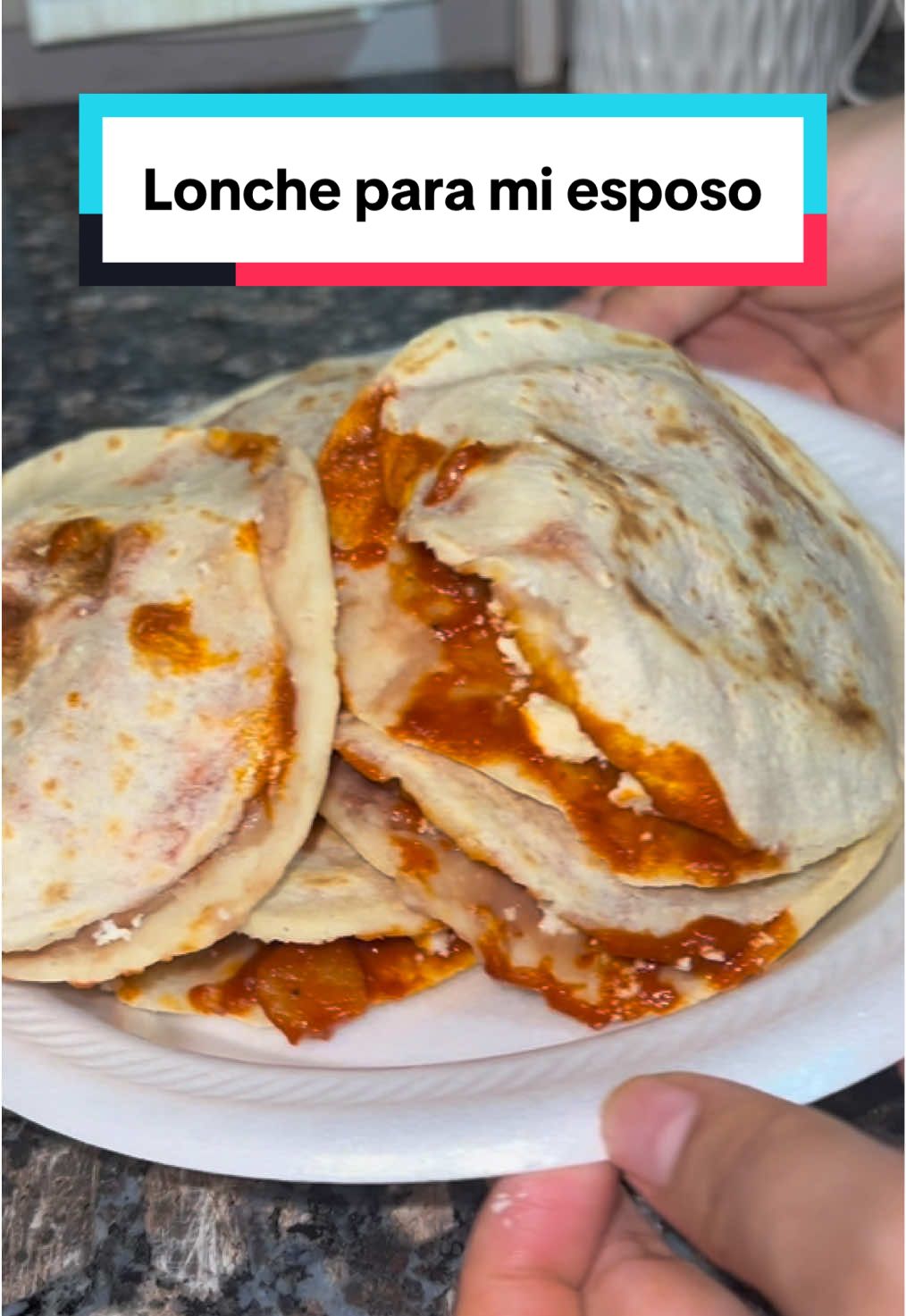 Lonche para mi esposo 🫶  #loncheparamiesposo #lonche #lunchideas #gorditasdemaiz #fyp 