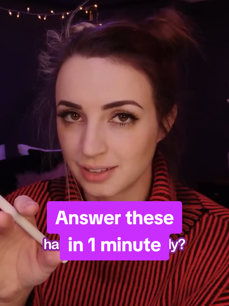 Can you answer all of these questions in 1 minute? #asmr #fyp 