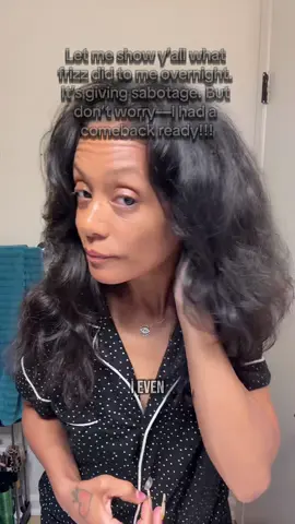 Frizz tried to ruin me… but John Frieda spun the block and SAVED my hair. I re-did my whole head to test it and the difference? Undeniable. #HairRedemption #JohnFrieda #FrizzNoMore #SilkDrenchSaves #HumidityHater #TikTokTested #TriedItLovedIt #BadHairDayFix #VeganHairGoals #SassyHairCare @John Frieda 