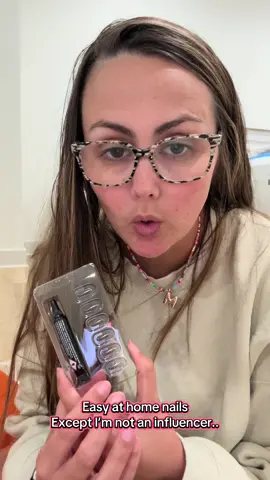 I swear. I try so hard and this stuff always happens. 🤣 anyways. These nails really are so so good. It’s the person doing them that’s the joke 🤣🥴🤗 #diynails #athomenails #wife #mom #funny #viral #fyp