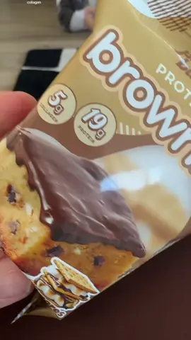 SMORES brownie with protein✨ @Prime Bites Protein Treats #primebites #primebitesbrownies #proteinbrownie #smores #proteinsnack #proteindessert 