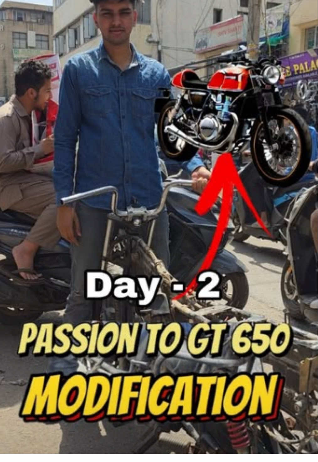Day-2 Passion to Gt 650 Modification#guri__status 