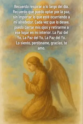 Recuerdo respirar a lo largo del día. Recuerdo que puedo optar por la paz, sin importar lo que esté ocurriendo a mi alrededor. Cada vez que lo desee, puedo cerrar mis ojos y retirarme a ese lugar callado en mi interior. #Hooponopono #LoSientoPerdónameGraciasTeAmo #CrecimientoEmocional #SanarDesdeAdentro #divinidad 