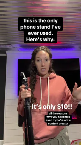 Stop propping your phone on random cups and candle jars.bThis adjustable stand is tall, folds down and sets up in literal seconds. If you make content or just need hands-free peace… this one’s it. I’m thinking about the holidays and trying to nail that perfect Christmas Card photo. Let’s goooo #tiktokshopfinds #phonestands #carmount #contentcreatormusthaves #contentcreator #trending