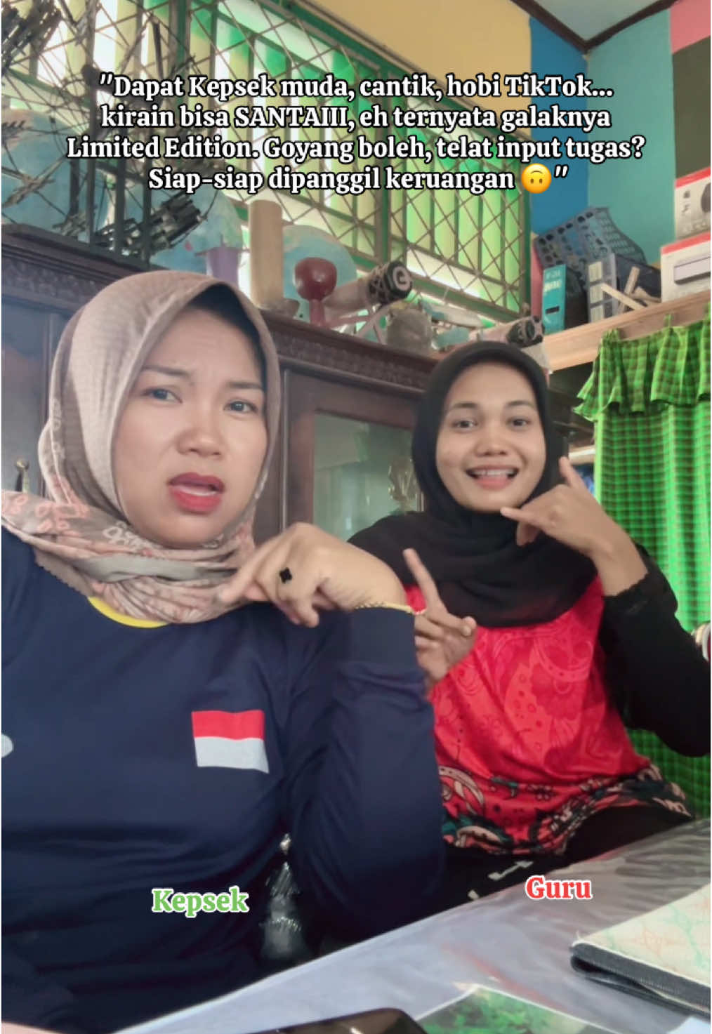 Ada yang sama gk ?  Ampunnn Bu @@buphy87 #fyp #foryou #hiburansemataa #quoteguru #guru #kepsekmuda 