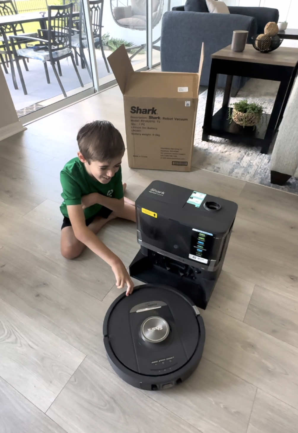 He named it. He tracks its routes. He’s in robot heaven. 🤖✨ Huge thank you to @Shark Home for making one little boy feel so seen and celebrated! 🥹💚 #robotvacuum #shark #fyp #cerebralpalsy #purejoy #TrueLove #inspire @J Wid 