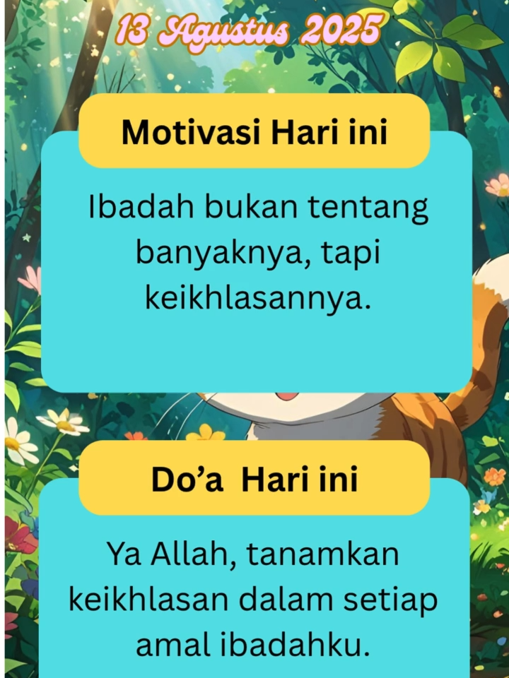 Motivasi dan Do'a Harian, Aamiin ya robbal alamiin #motivasidiri #canva #doa #sholawat #fypシ゚viral #mekkah #umroh #belajarAi #prabowo #nisasabyan #sholawatan #katakata #firal #katabijak #quotes #firaltiktok #firaltiktok🔥🔥🔥✌️#viralid #fyp #fypシ #MASUKBERANDA #akhtaralfarizki2019 @yamahaindonesia