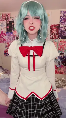BETTER THAB MEEEEE #sayakamiki #madokamagica #anime #magicalgirl #kawaii #cute #cosplay #cosplayer #sayakacosplay #contacts #cute #ribbons #frilly #sayakamikicosplay #magicalgirlcosplay #kyuubey #animecosplay #makeup 