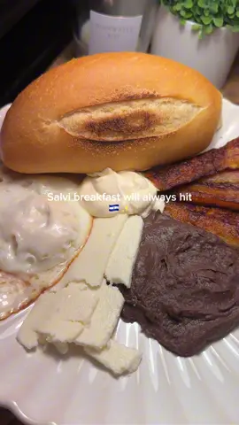 I grew up eating Salvadoran food because my stepdad is Salvi & it is sooooo nostalgic. And since my babies actually have Salvi blood from their dad’s side, my goal is to learn how to make more Salvi recipes because they should know where they come from ✨  #desayunotipico #salvadoreña #salvadoranfood #elsalvador #breakfast #platebreakfastwithme #cookingathome #EasyRecipe 