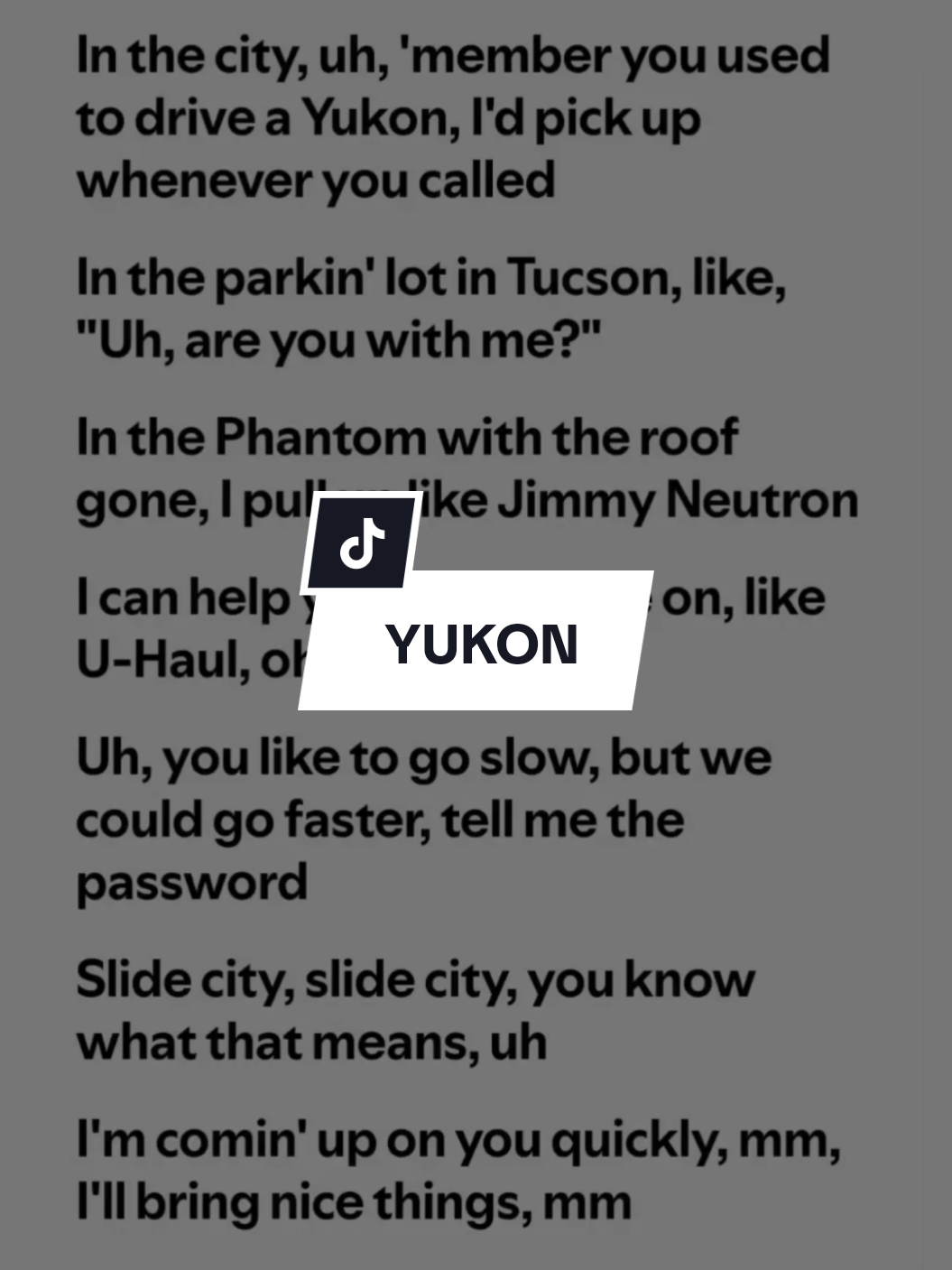 YUKON lyrics by Justin Bieber  #spotify #lyrics #songlyrics #fyp #fullsong #fulllyrics #yukon #justinbieber #music_lyrics1594 
