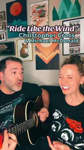 Ride like the wind… sing like McDonald #gillyandthegirl #chistophercross #michaelmcdonald #yachtrock #ridelikethewind 