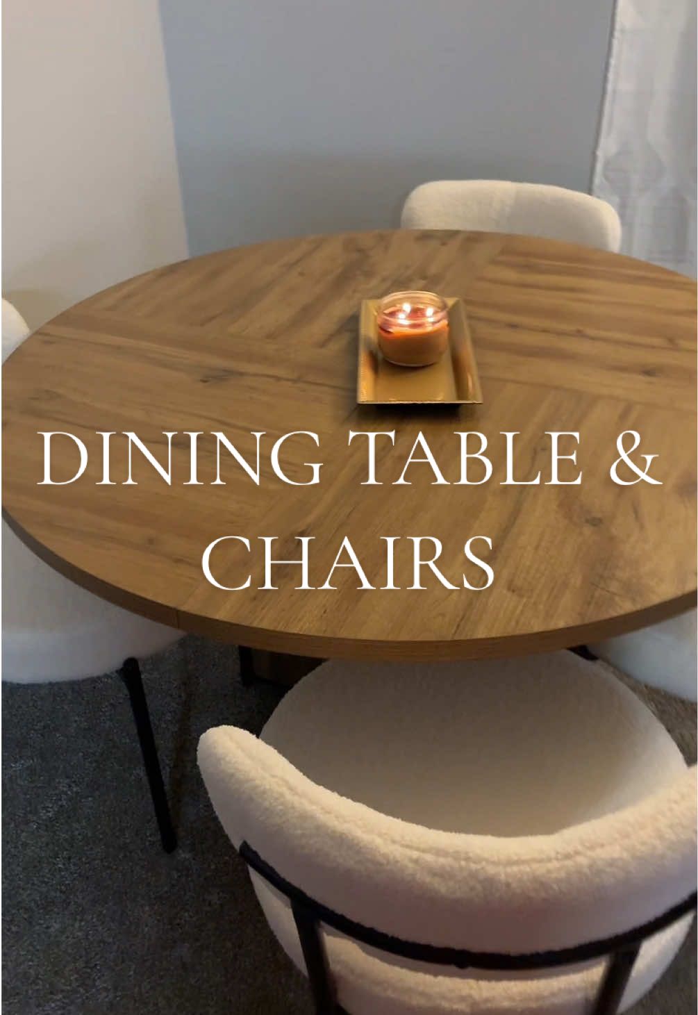 I bought both the table and chairs with my own money so this is a real review. They are both affordable and I’m obsessed with every shade that was offered so I debating on every option. #furniture #apartment #housetour #Home #decoration 