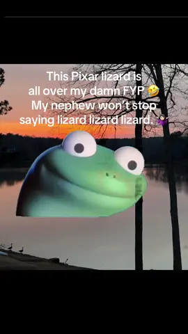 We love the lizard for real though 🤣🦎#pixar #hoppers #trending #meme 