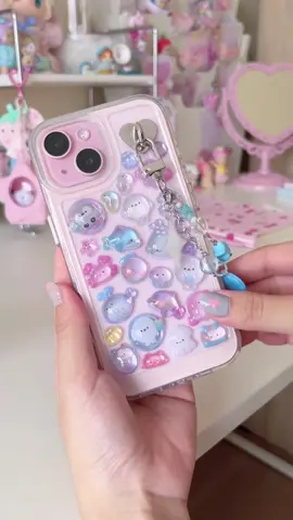 ⋆.˚🐠 phone case deco! 🐬💗˚⊹ #sticker #deco #stickerdeco #DIY #phonecase               