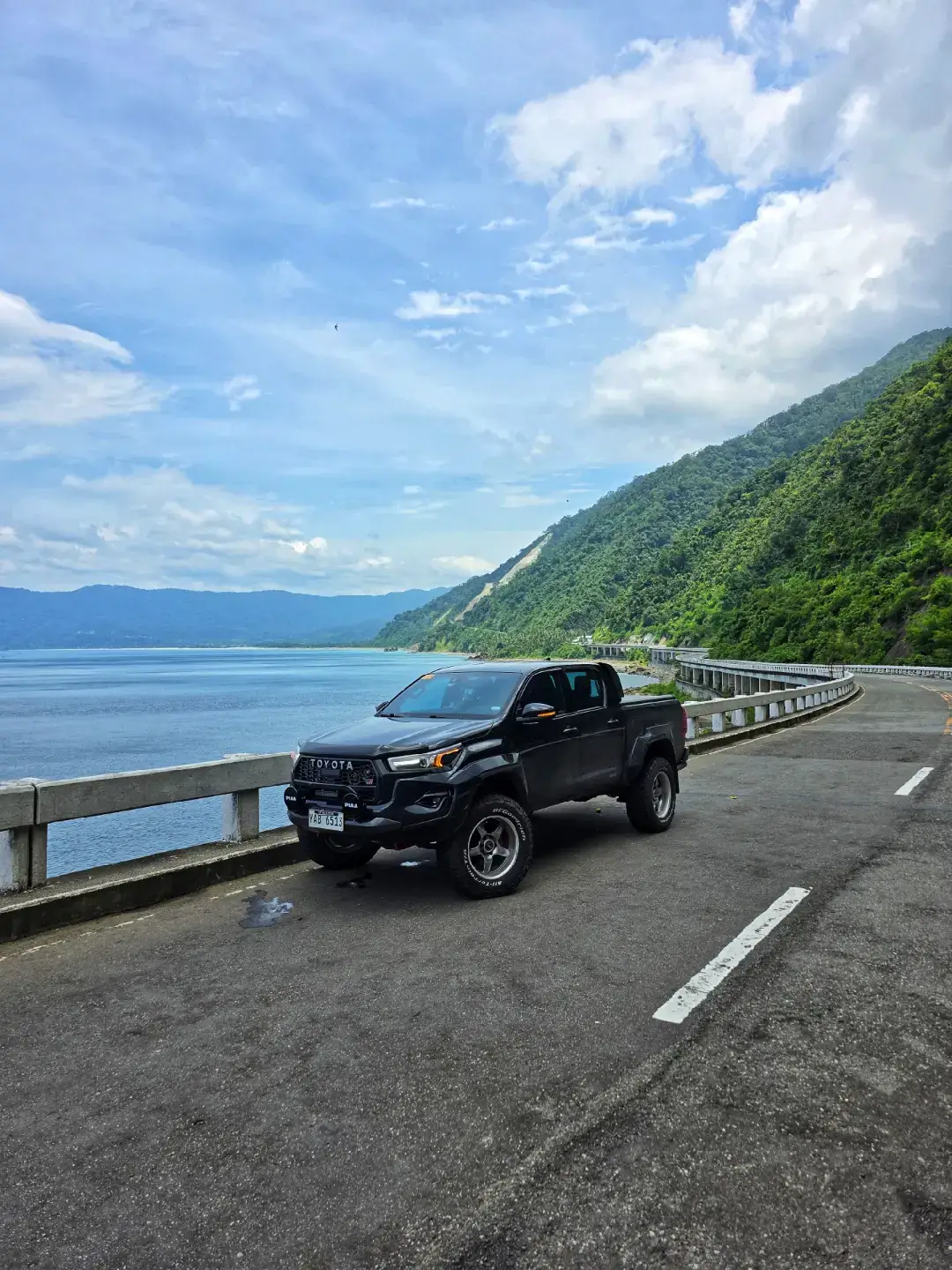 #hilux #hiluxgrsport #toyota #toyotahilux #pickup #car #carsoftiktok #grs #gazooracing #toyotagrs #bradley #4x4engineering #rims #tires #bfg #arb #piaa #tough #black #flavor #recaro #recaroseats #pagudpud #ilocos #patapat #roadtrip #fyp 