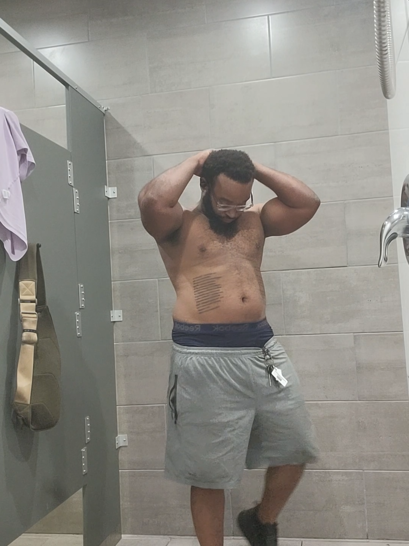 Day 214 at the gym. I love that I managed to gain access back in here but hate that I always have to restart. Something always magically always popping up in my path, and cutting my progress in less than half 😒💔. Anyway here I am again tryna give this another shot and continue digging deeper as life just keeps lifing outside of social media. Stay Faithful and Endure. The journey continues #longsuffering #fypシ #endurance #upcomingstreamer 