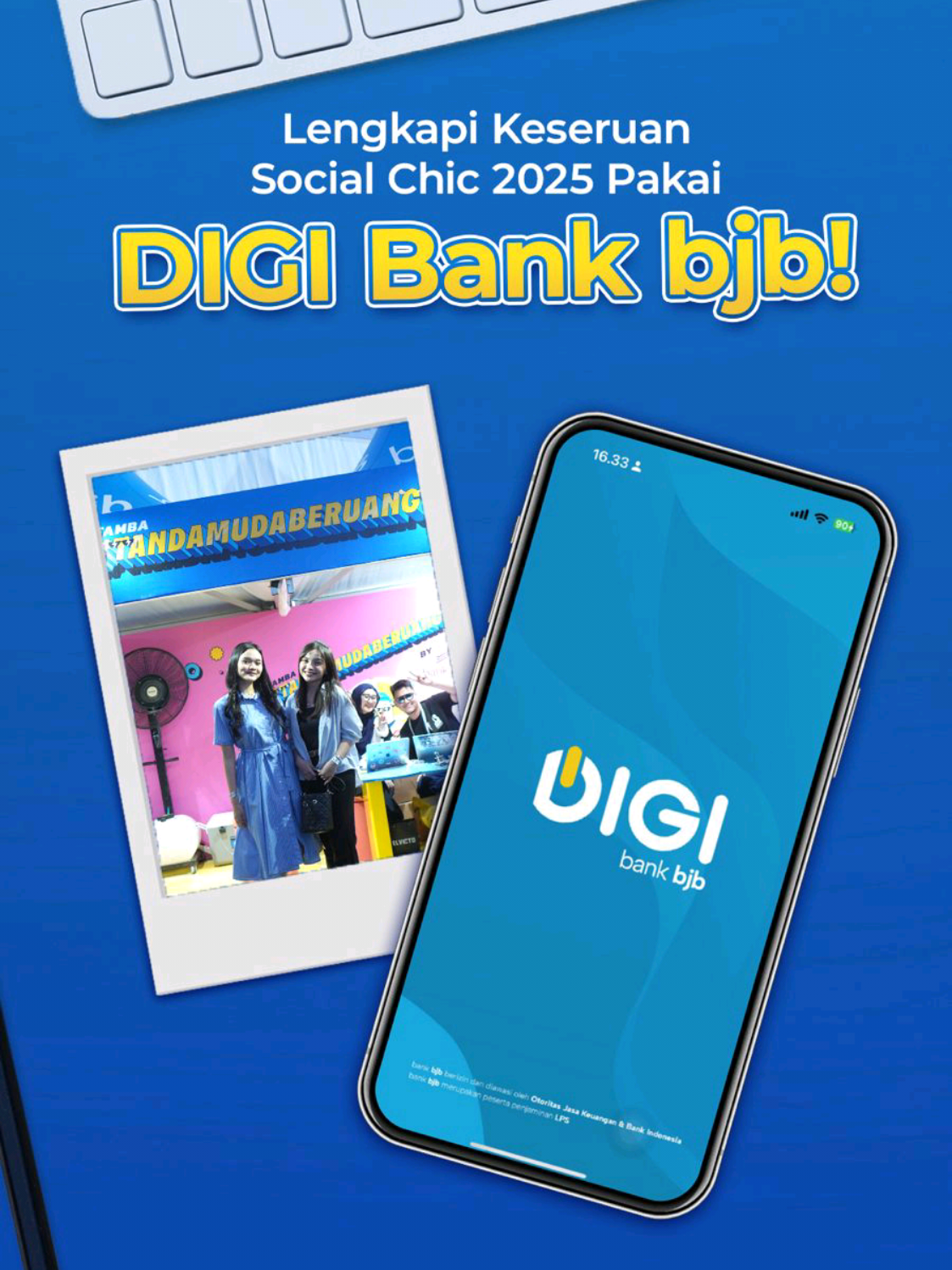 Niat dateng ke Social Chic 2025 mau liat-liat, eh malah kebeli yang lain... 😅 Apa lagi kalau transaksi pake QRIS DIGI bank bjb yang praktis di @socialchic_id transaksi jadi praktis! Belum lagi karena ada potongan harga untuk F&B dan non F&B, siap-siap kalap deh! Tonton video di atas untuk tahu promo selengkapnya dari bank bjb ya! Info selengkapnya: infobjb.id/socialchic #postlikes #Bankbjb #TandaMataku #TandaMataUntukNegeri #TandaMudaBeruang #DIGIbankbjb #BankingJadiEasy #bjbyouth 